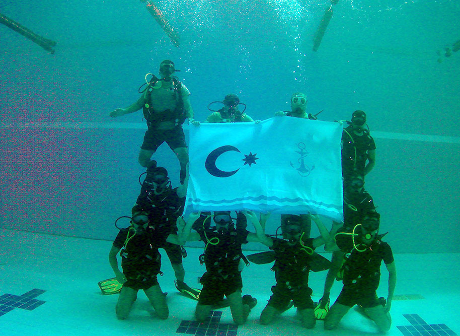 HDQ-də dalğıc kurslarının buraxılış mərasimi keçirilib (FOTO/VİDEO)