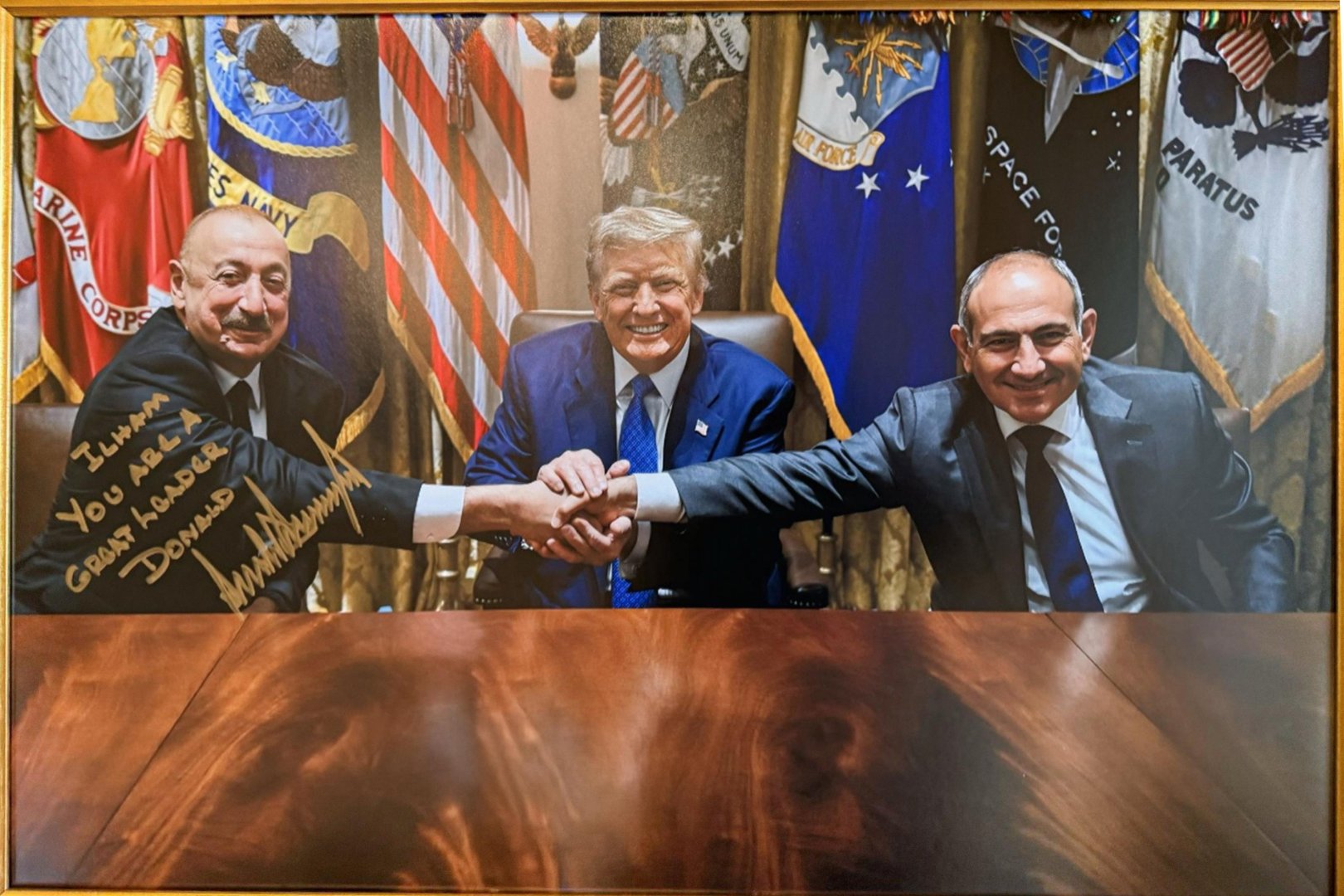 Prezident İlham Əliyev ABŞ Prezidenti Donald Trampa təşəkkür edib (FOTO)