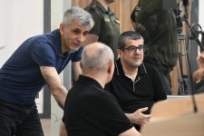Ermənistan silahlı qüvvələrinin Şuşaya, Kəlbəcərə, Füzuliyə, Zəngilana hücumları nəticəsində zərər çəkmiş şəxslər məhkəmədə ifadə veriblər (FOTO)