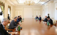 Prezident İlham Əliyev Böyük Britaniya və Şimali İrlandiya Birləşmiş Krallığının dövlət nazirini qəbul edib (FOTO/VİDEO)