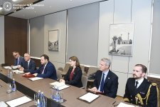 Ceyhun Bayramov Birləşmiş Krallığın dövlət naziri ilə görüşüb (FOTO)