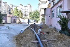Yasamalda su təchizatı yaxşılaşdırılır (FOTO)