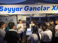 Səyyar Gənclər Xidməti bu dəfə Goranboy gəncləri üçün fəaliyyətə başlayıb (FOTO)