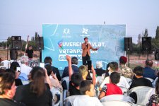 Səyyar Gənclər Xidməti bu dəfə Goranboy gəncləri üçün fəaliyyətə başlayıb (FOTO)