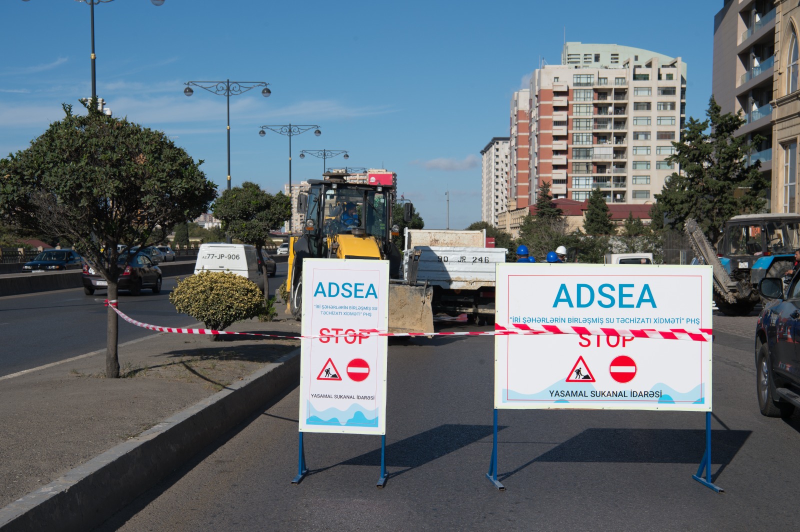 Yasamalda su təchizatı yaxşılaşdırılır (FOTO)