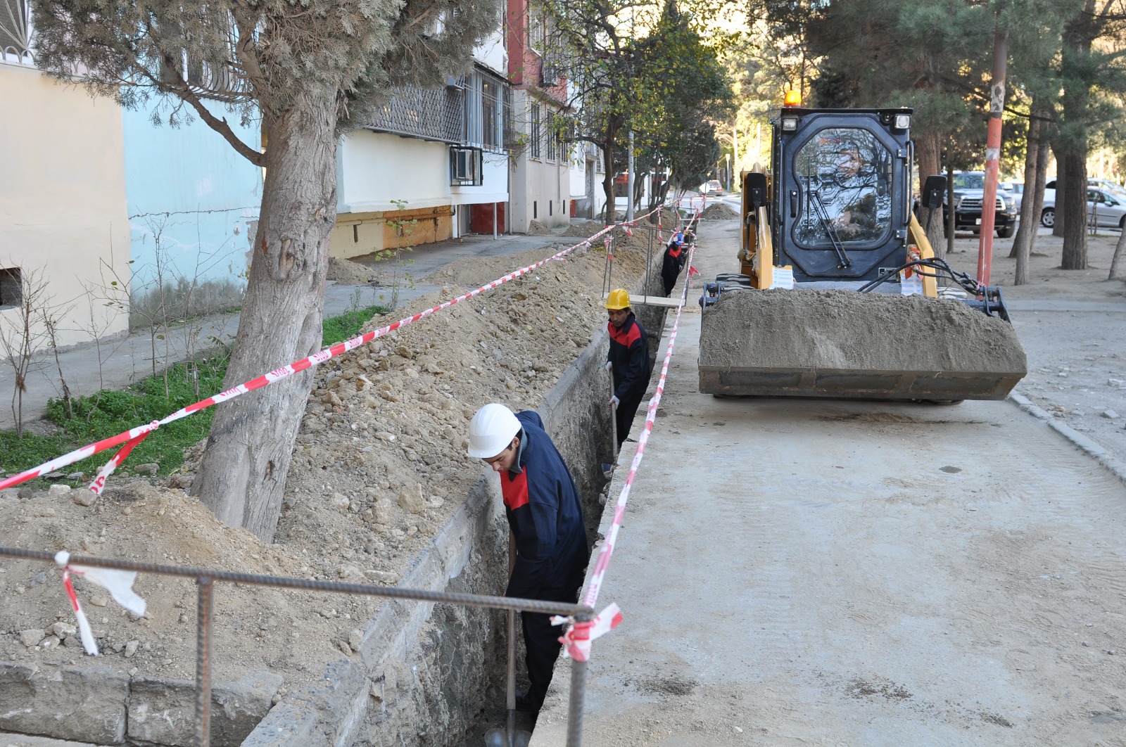 Yasamalda su təchizatı yaxşılaşdırılır (FOTO)