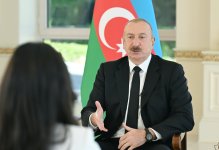 Azərbaycan Prezidenti İlham Əliyev “Əl-Ərəbiyyə” telekanalına müsahibə verib (FOTO)