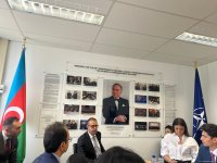 Bir qrup media nümayəndəsi Azərbaycanın NATO yanında Nümayəndəliyində olub (FOTO)