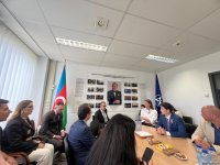 Bir qrup media nümayəndəsi Azərbaycanın NATO yanında Nümayəndəliyində olub (FOTO)