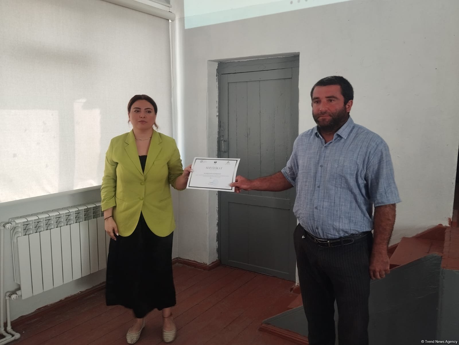 Xocalının Ballıca kənd sakinlərinə sertifikatlar verilib (FOTO)