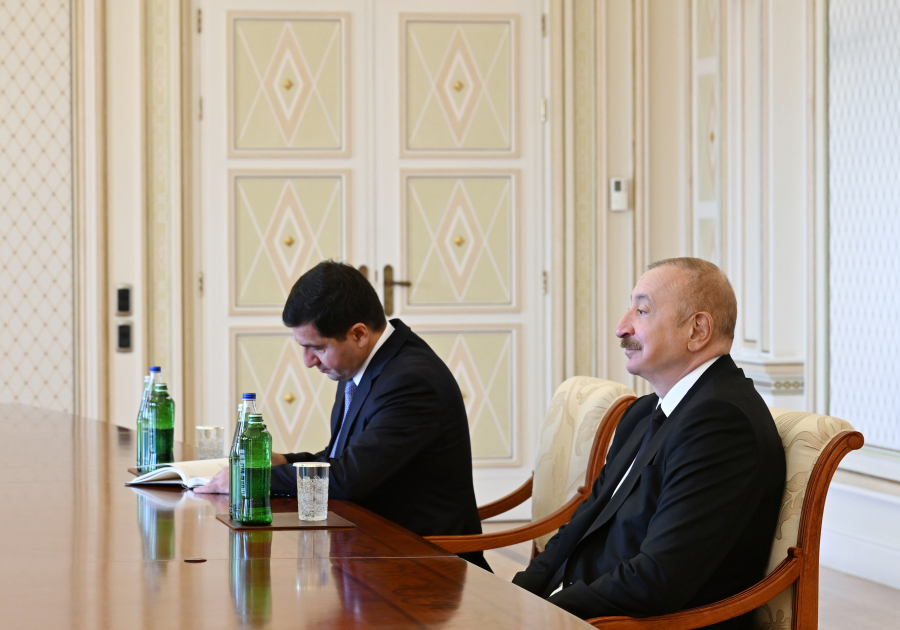 Prezident İlham Əliyev Avropa İttifaqının Cənubi Qafqaz üzrə xüsusi nümayəndəsini qəbul edib (FOTO)