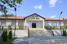 Heydər Əliyev Fondunun vitse-prezidenti Leyla Əliyeva Şamaxıda inşa olunan körpələr evi-uşaq bağçalarının açılışında iştirak edib (YENİLƏNİB) (FOTO)
