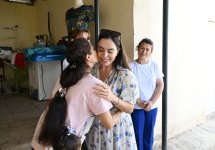 Heydər Əliyev Fondunun vitse-prezidenti Leyla Əliyeva Şamaxıda inşa olunan körpələr evi-uşaq bağçalarının açılışında iştirak edib (YENİLƏNİB) (FOTO)