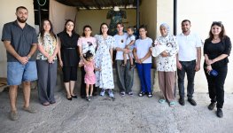 Heydər Əliyev Fondunun vitse-prezidenti Leyla Əliyeva Şamaxıda inşa olunan körpələr evi-uşaq bağçalarının açılışında iştirak edib (YENİLƏNİB) (FOTO)