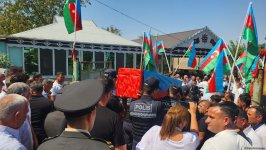 Füzulidə Birinci Qarabağ müharibəsi şəhidi ilə vida mərasimi keçirilib (YENİLƏNİB) (FOTO/VİDEO)