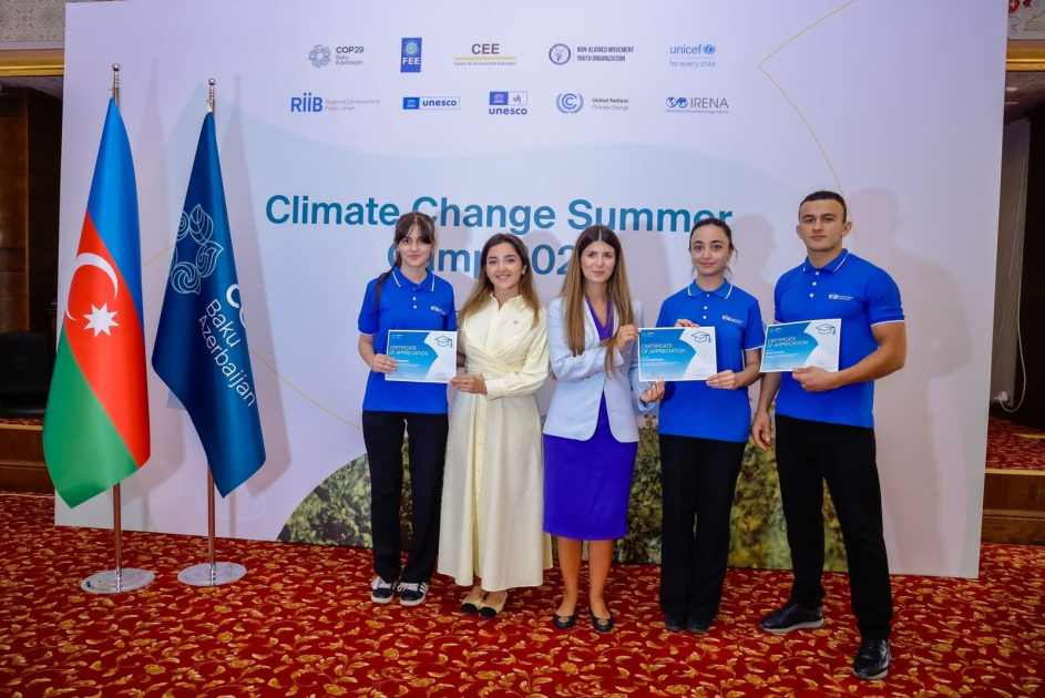 Şamaxıda COP29 İqlim Dəyişmələri üzrə ikinci Yay Düşərgəsi başa çatıb (FOTO)