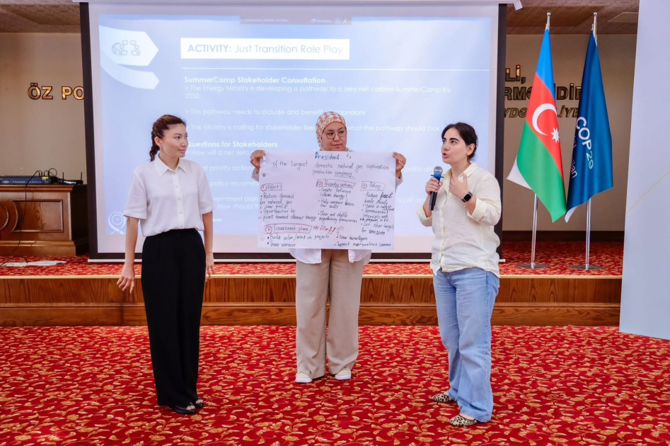 Şamaxıda COP29 İqlim Dəyişmələri üzrə ikinci Yay Düşərgəsi başa çatıb (FOTO)
