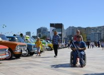 “At gücü” - klassik avtomobillərin yürüşü və çövkən oyunu keçirilib (FOTO)