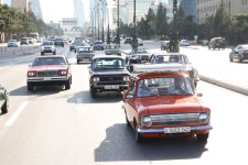 “At gücü” - klassik avtomobillərin yürüşü və çövkən oyunu keçirilib (FOTO)
