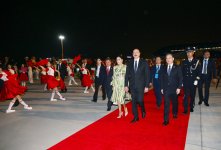Azərbaycan Prezidenti İlham Əliyev Çinə işgüzar səfərə gəlib (FOTO/VİDEO)