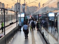 32 ildən sonra fəaliyyətini bərpa edən Bakı–Ağdam qatarı mənzil başına çatıb (FOTO) (YENİLƏNİB)
