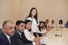 Xaçmazda tələbə adını qazanan şəhid övladları və 600-dən yüksək bal toplayan məzunlarla görüş keçirilib (FOTO)