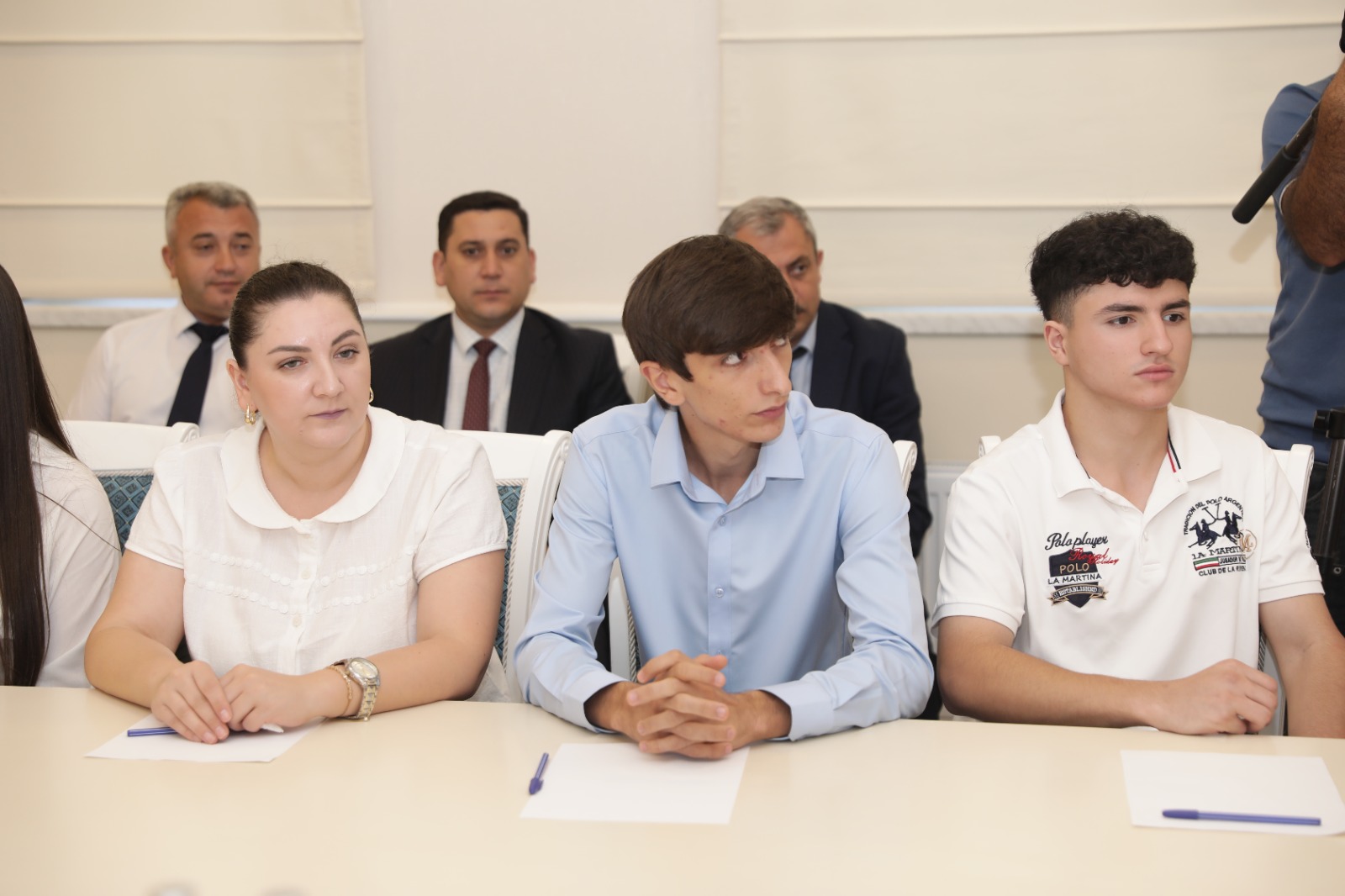 Xaçmazda tələbə adını qazanan şəhid övladları və 600-dən yüksək bal toplayan məzunlarla görüş keçirilib (FOTO)