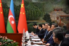 Tiencin şəhərində Azərbaycan Prezidenti İlham Əliyevin Çinin Sədri Si Cinpin ilə görüşü olub (FOTO/VİDEO)