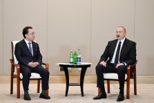 Prezident İlham Əliyev Tiencində "CETC" korporasiyasının baş direktoru ilə görüşüb (FOTO/VİDEO)
