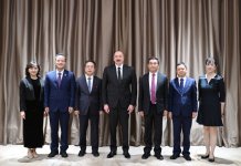 Prezident İlham Əliyev Tiencində "CETC" korporasiyasının baş direktoru ilə görüşüb (FOTO/VİDEO)