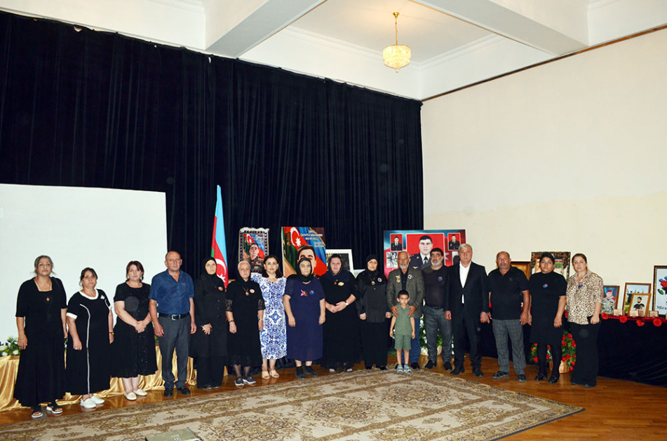 Şəhidlərin xatirəsinə həsr olunan anım mərasimi keçirilib (FOTO)