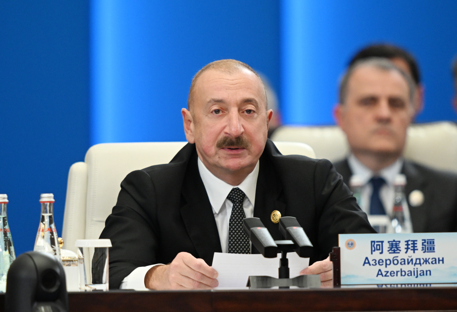 Prezident İlham Əliyev: Azərbaycan-Çin əlaqələri son iki ildə keyfiyyətcə yeni mərhələyə yüksəlib (TAM NİTQ)