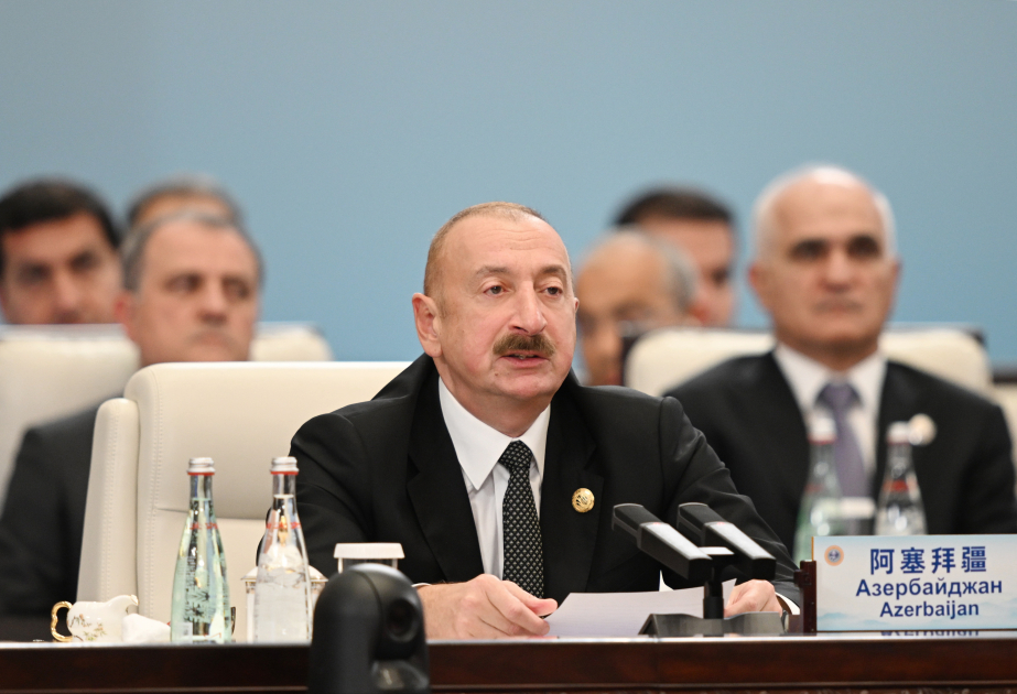 Prezident İlham Əliyev: Yaxın gələcəkdə Zəngəzur dəhlizi Orta Dəhlizin daha bir mühüm seqmenti olacaq