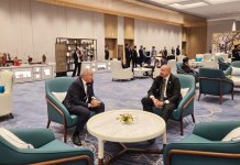 Prezident İlham Əliyevin Ermənistanın Baş naziri Nikol Paşinyan ilə görüşü olub (FOTO/VİDEO)