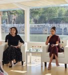 Birinci xanım Mehriban Əliyeva “ŞƏT plyus” formatında görüşə qatılan dövlət və hökumət başçılarının xanımları ilə birlikdə gəmi gəzintisində iştirak edib (FOTO)