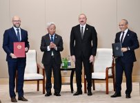 Prezident İlham Əliyev Tiencində Asiya İnfrastruktur İnvestisiya Bankının prezidenti ilə görüşüb (FOTO/VİDEO)