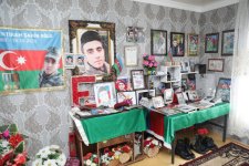 Xaçmazın Uzunoba kəndində şəhid Ehtiram Heydərovun ailəsi ziyarət olunub (FOTO)
