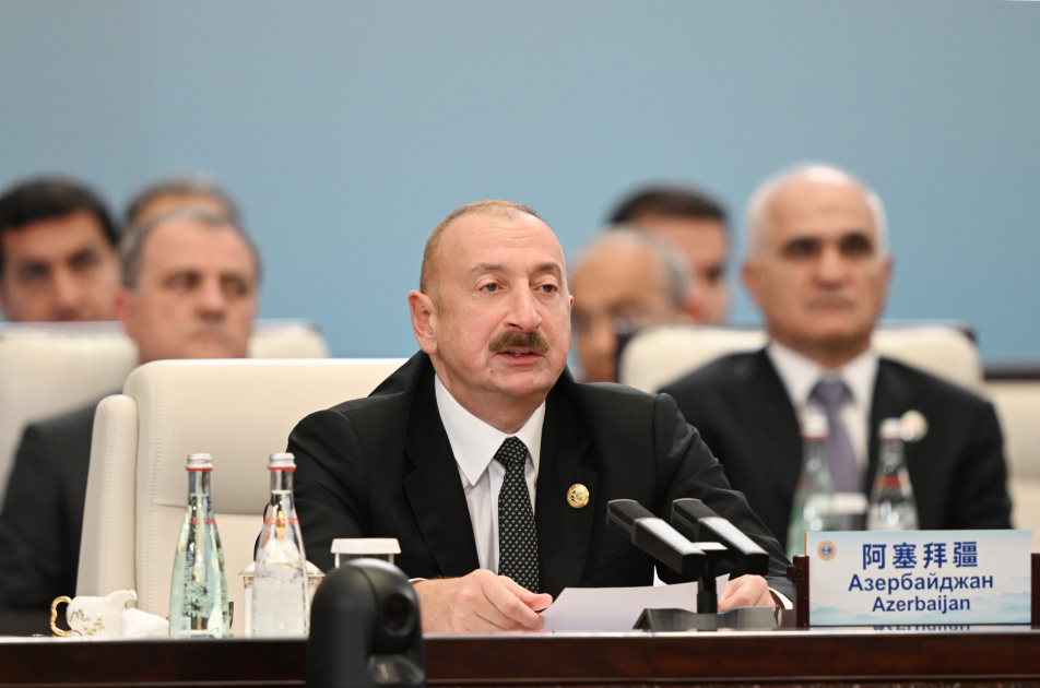 Prezident İlham Əliyev Tiencin şəhərində “ŞƏT plyus” formatında görüşdə çıxış edib (FOTO/VİDEO) (YENİLƏNİB)