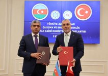 Azərbaycanla Türkiyə arasında əmək və sosial müdafiə sahəsində əməkdaşlıq üzrə Birgə Daimi Komissiyanın iclası keçirilib (FOTO)