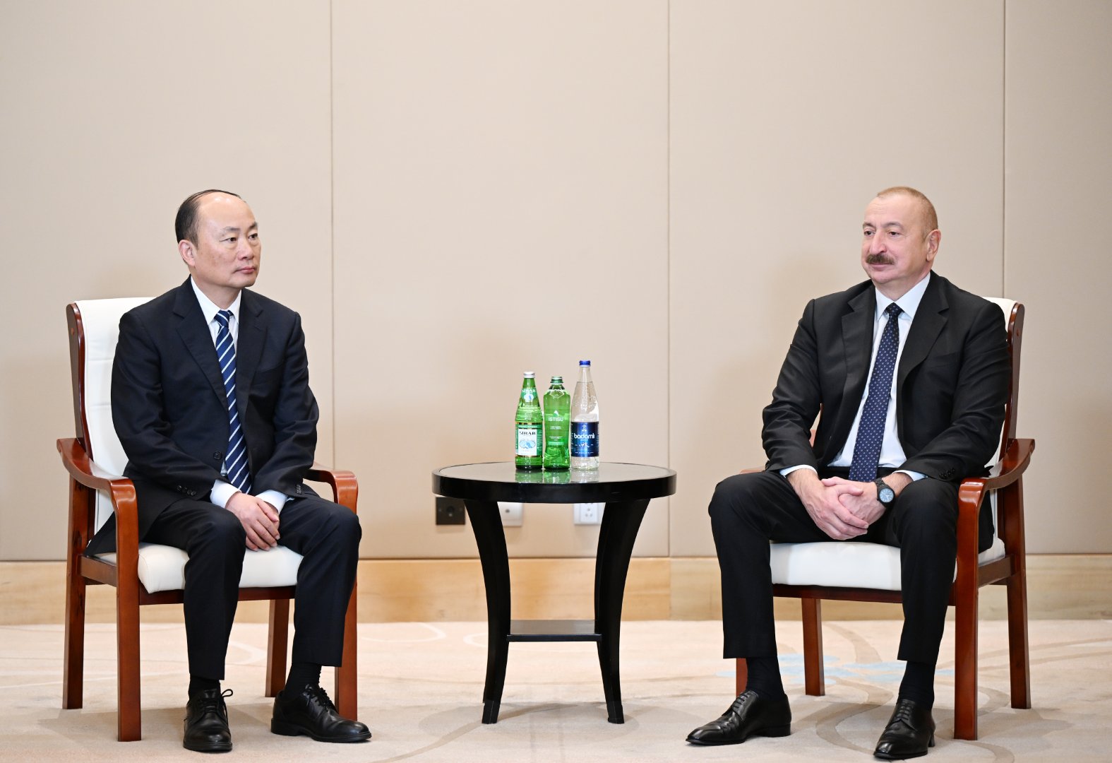 Prezident İlham Əliyev “China National Chemical Engineering” şirkətinin sədri ilə görüşüb (FOTO)