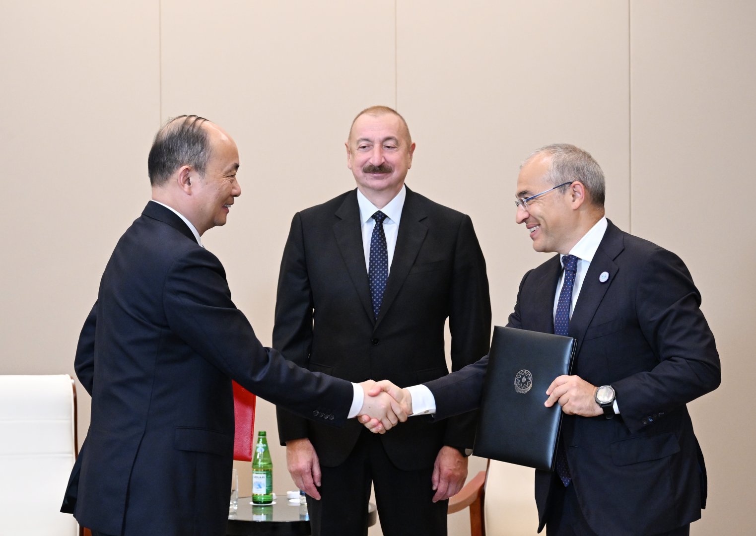 Prezident İlham Əliyev “China National Chemical Engineering” şirkətinin sədri ilə görüşüb (FOTO)