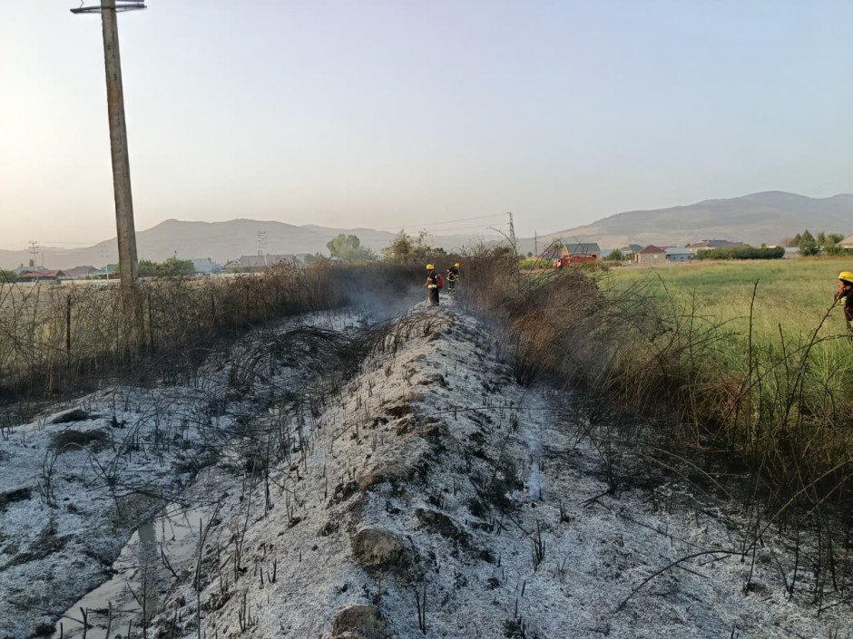 Qəsdən yanğıntörətmə faktının üstü açılıb (FOTO)