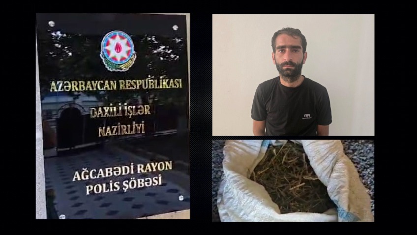Ağcabədidə 5 kiloqram marixuana satmaq istəyən şəxs tutulub (VİDEO)