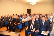 Qusarda “Prezident İlham Əliyev – qələbəmizin memarı, sülhün müəllifi” mövzusunda konfrans keçirilib (FOTO)