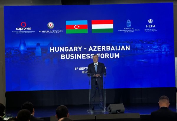 Budapeştdə Azərbaycan-Macarıstan biznes forumu keçirilib (FOTO)