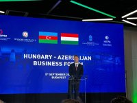 Budapeştdə Azərbaycan-Macarıstan biznes forumu keçirilib (FOTO)
