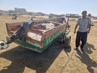 Abşeronda qanunsuz balıq ovunun qarşısı alınıb (FOTO)