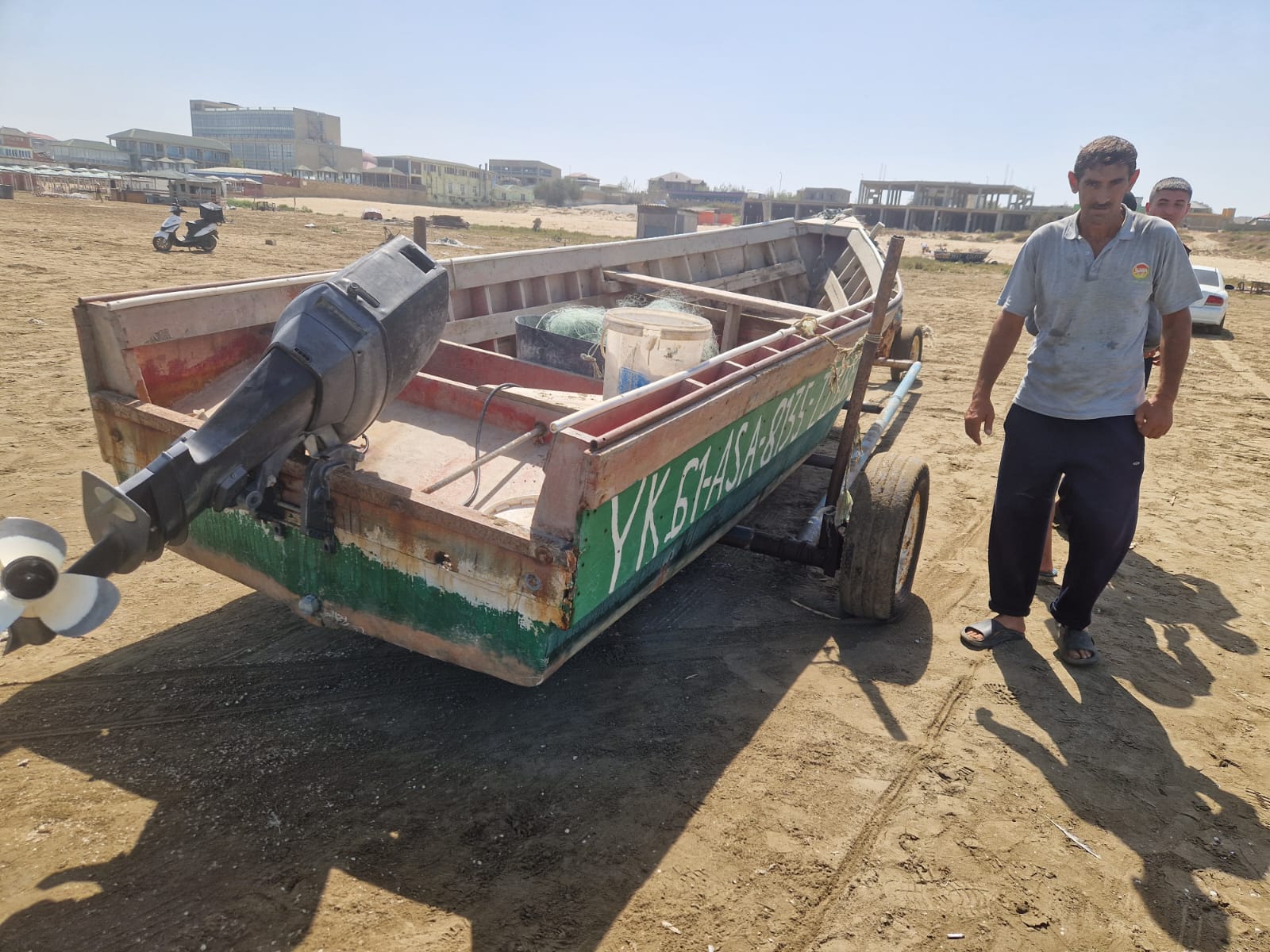 Abşeronda qanunsuz balıq ovunun qarşısı alınıb (FOTO)