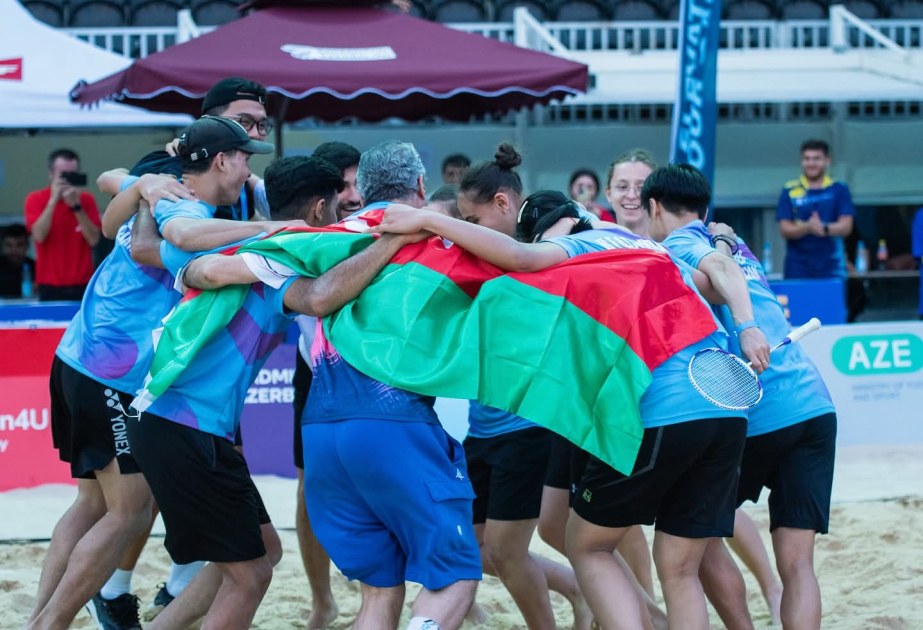 Airbadminton üzrə Azərbaycan millisi Avropa çempionatında ikinci olub