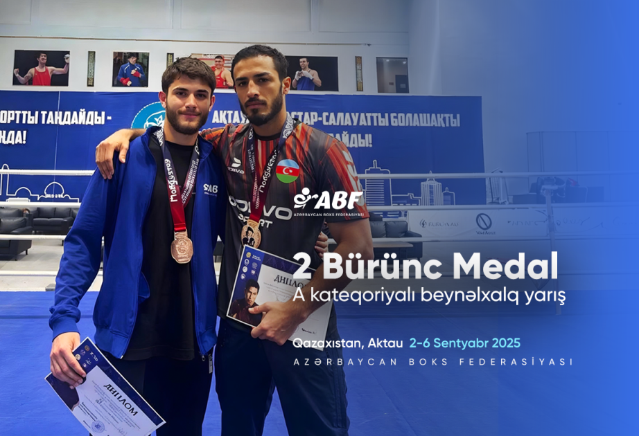 Azərbaycan boksçuları Aktaudakı beynəlxalq turnirdə 2 medal qazanıblar